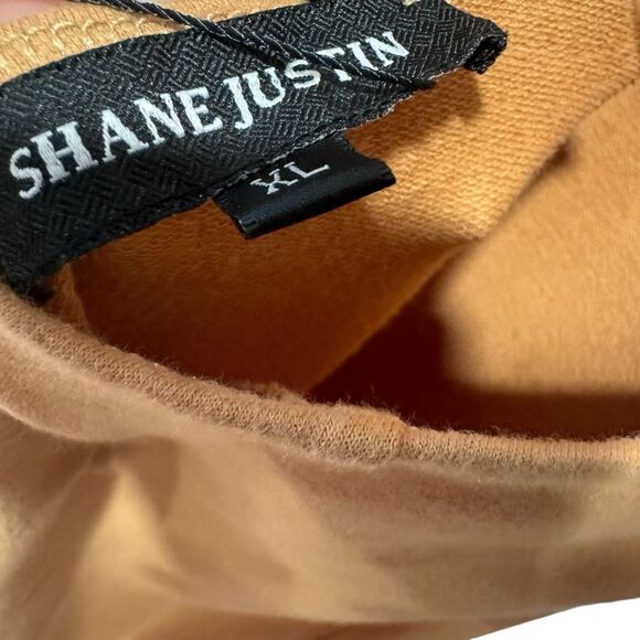 Revolve Shane Justin Nude Brown Tan Backless Cutout Maxi Bodycon Dress - Picture 9 of 11